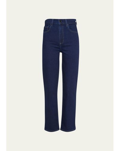 Le Jean Sabine High-rise Straight Jeans - Blue