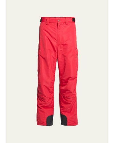 Balenciaga 3b Sports Icon Ski Cargo Pants - Red