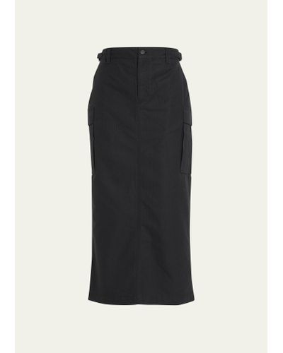 Wardrobe NYC Cargo Pocket Skirt - Black