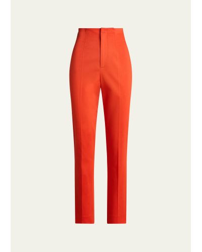 Ralph Lauren Collection Ramona Slim-fit Pants - Red