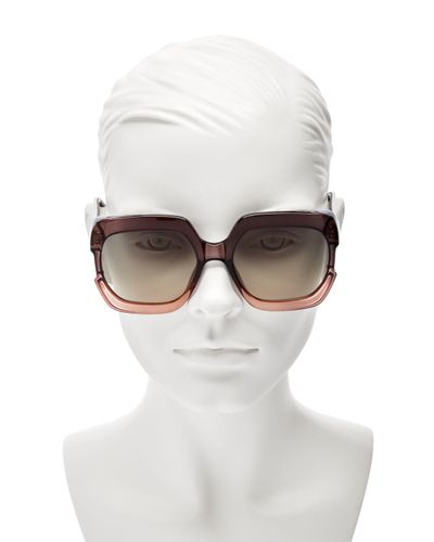 dior gaia sunglasses grey and pink