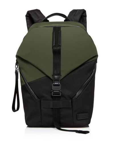 tumi green backpack