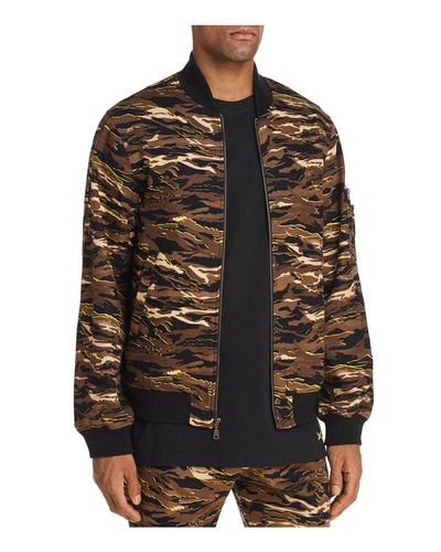 puma camo bomber jacket