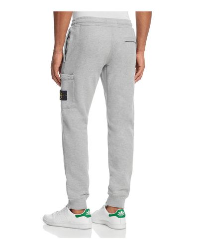 Stone Island Slim Fit Jogger Pants in Gray for Men - Lyst