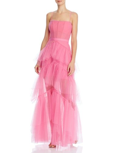 bcbgmaxazria tulle corset essential gown