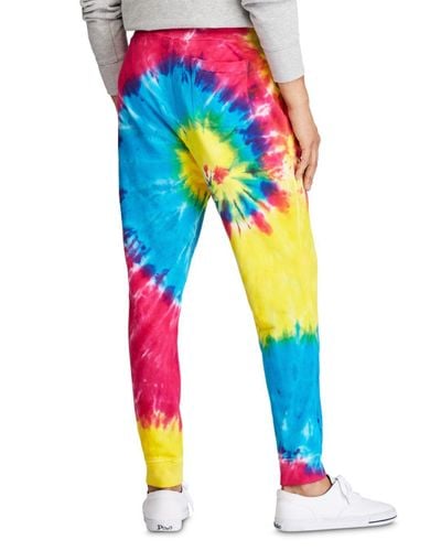 Polo Ralph Lauren Cotton Tie - Dyed French - Terry Jogger Pants in 