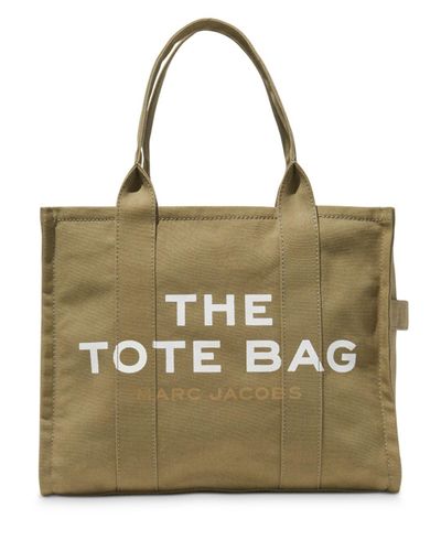Marc Jacobs Cotton The Traveler Tote in Slate Green (Green) - Lyst