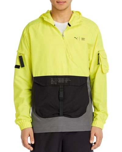PUMA Synthetic Men's First Mile Utility Jacket in Yellow for Men | Lyst