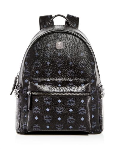 mcm medium studded backpack
