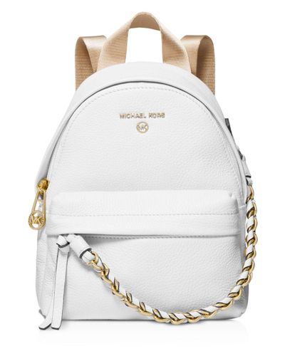 michael kors white backpack