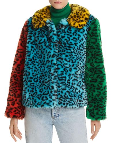 alice olivia leopard coat