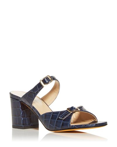 una healy block heel sandals