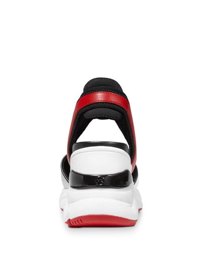 MICHAEL Michael Kors Irma Sneaker Sandal in Red | Lyst