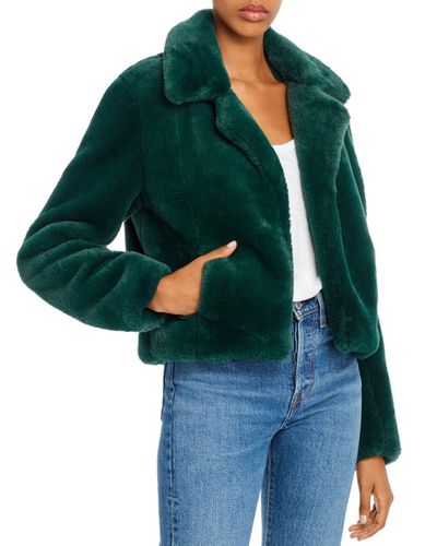 Blank Nyc Cropped Faux Fur Jacket In, Blank Nyc Faux Fur Coat