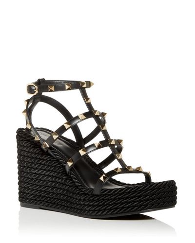 valentino garavani rockstud torchon sandals