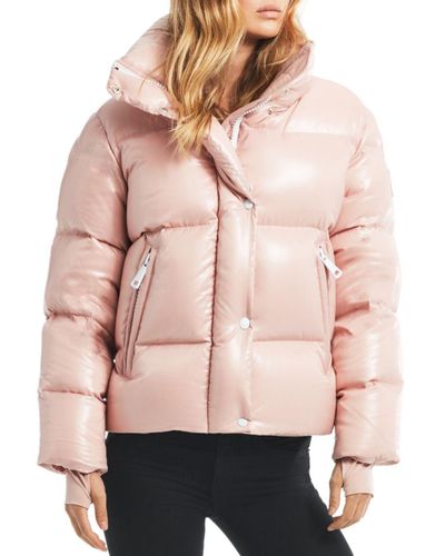 blush down jacket