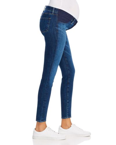 J Brand Denim Mama J Mid - Rise Maternity Skinny Jeans In Arcade in Blue -  Lyst