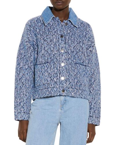 cropped tweed jacket