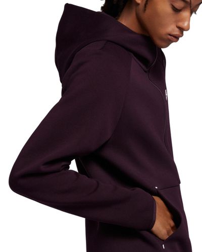 burgundy nike tech