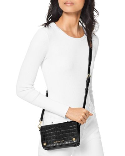 michael kors crocodile crossbody