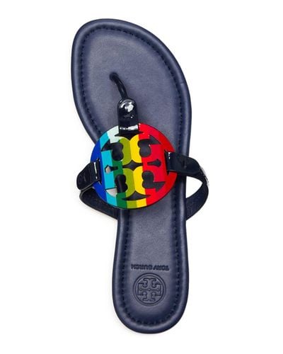 tory burch sandals rainbow