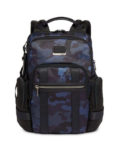 tumi backpack blue camo