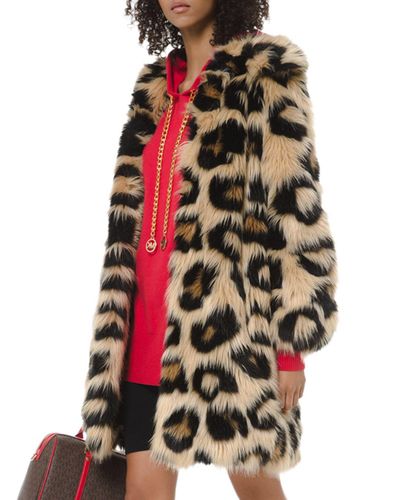 michael kors leopard vest