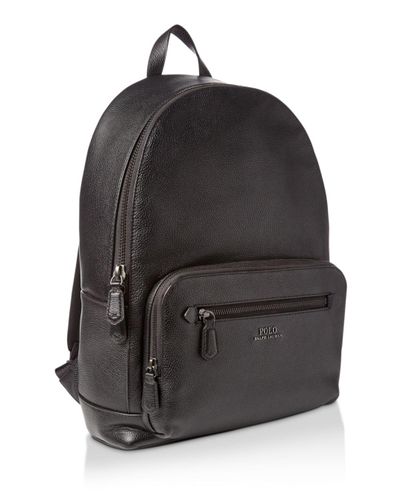 leather backpack ralph lauren