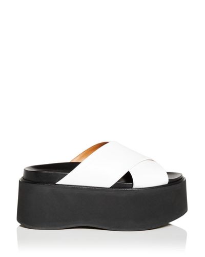 Marni Patent Leather Slide Sandal Heels Size 5.5 | Marni shoes, Leather slides, Patent leather
