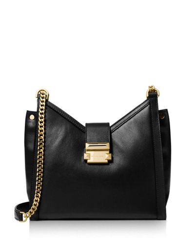 michael kors whitney shoulder bolsa black