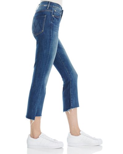 Mother Denim Insider Crop Step Fray 