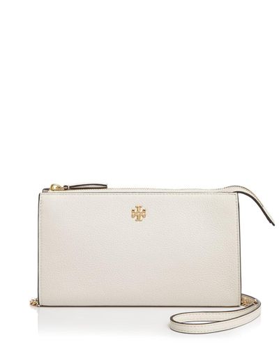 大切な人へのギフト探し Tory Burch Kira Pebbled Top Zip Crossbody 国内発送 Tory Burch ショルダーバッグ ポシェット レディースファッション Buy