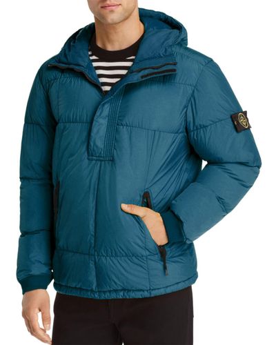 pullover bubble coat