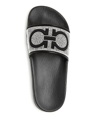 ferragamo women's pool slides