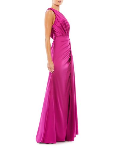 Mac Duggal Synthetic Ruched One ...
