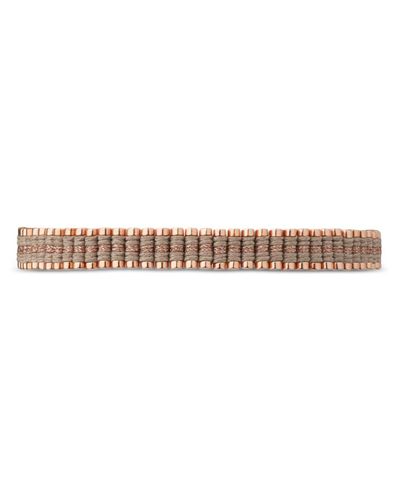 Links Of London Rose Gold Plated Mini Friendship Bracelet In Taupe Rose Gold Brown Lyst Links Of London Rose Gold Plated Mini Friendship Bracelet In Taupe Rose Gold Brown Lyst