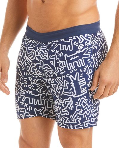 keith haring swim trunks
