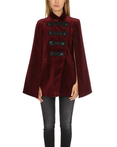 embellished cape jacket