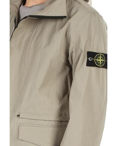 stone island dove grey hoodie