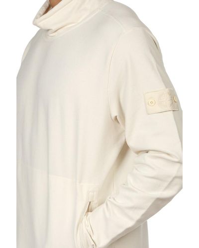 stone island ghost sweatshirt white