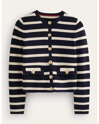Boden Holly Knitted Jacket - Blue