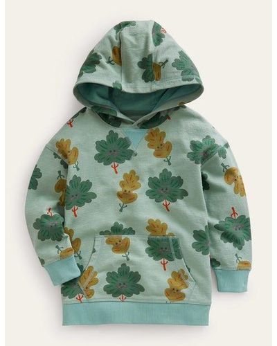 Boden Printed Hoodie Baby - Green