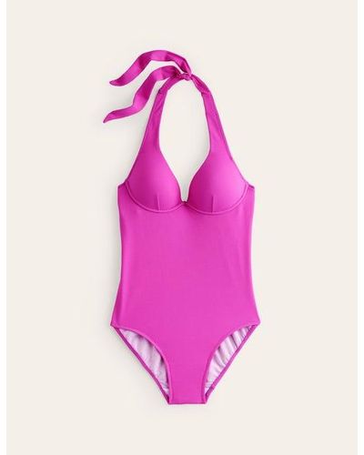Boden Enhancer Underwired Swimsuit - Pink