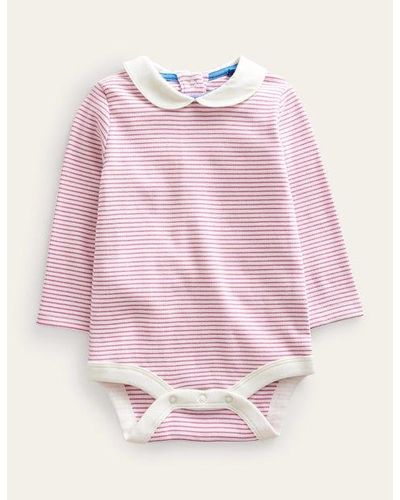Boden Ribbed Body Baby - Pink