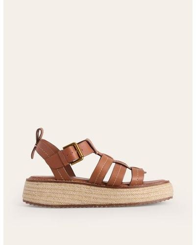 Boden Chunky Fisherman Sandals - Brown