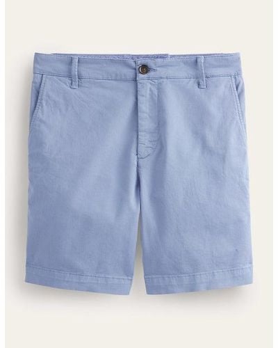 Boden Laundered Chino Shorts - Blue