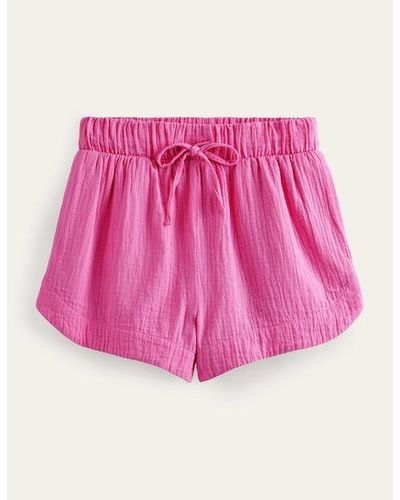 Boden Seihtuch-Shorts Mit Tunnelzug Damen - Pink