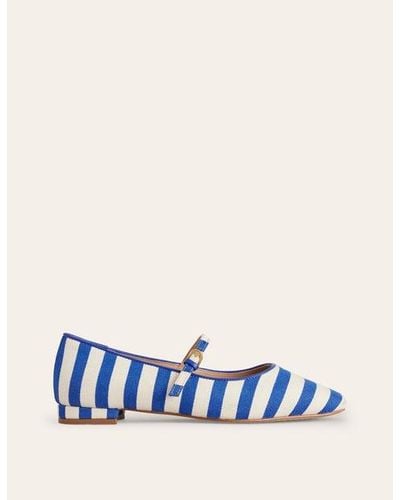 Boden Mary Jane Flats - Blue
