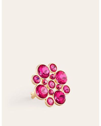 Boden Andrea Jewel Cluster Ring - Pink