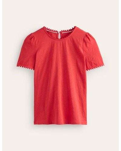 Boden Ali t-shirt aus jersey - Rot